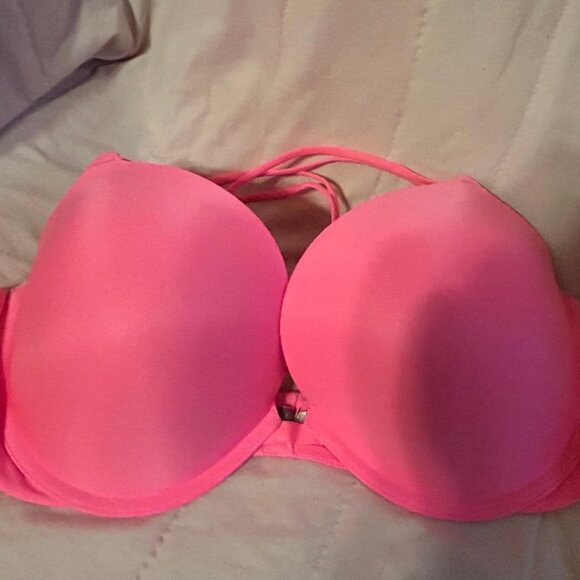 Victoria's Secret 38D Pink Push Up Bra - Picture 1 of 3